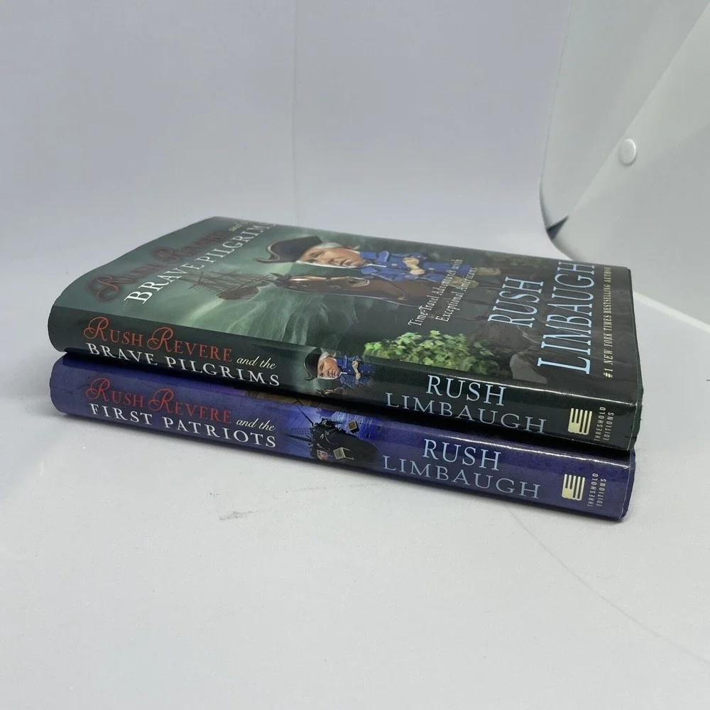 Rush Limbaugh Rush Revere Book Lot Brave Pilgrims First Patriots Hardcover Set